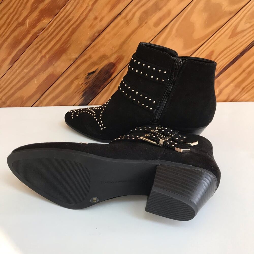 I.N.C Studded Ankle Boot Black - Picture 7 of 8